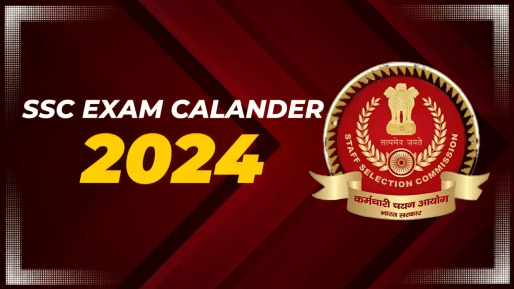 ssc exam calendar 2024