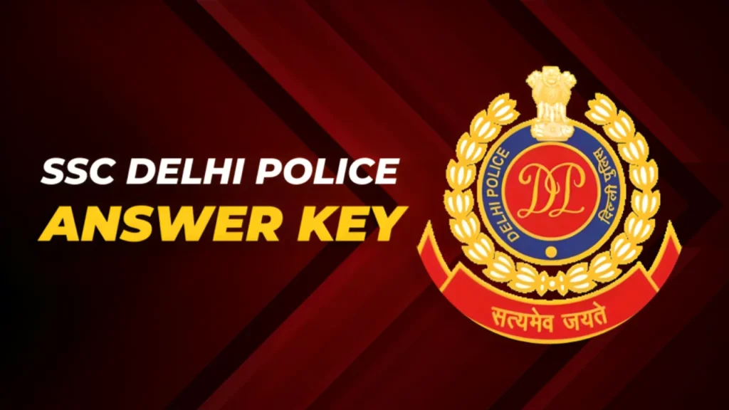 SSC Delhi Police Answer Key