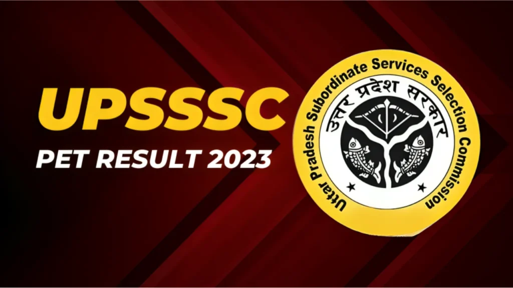 UPSSSC PET Result 2023