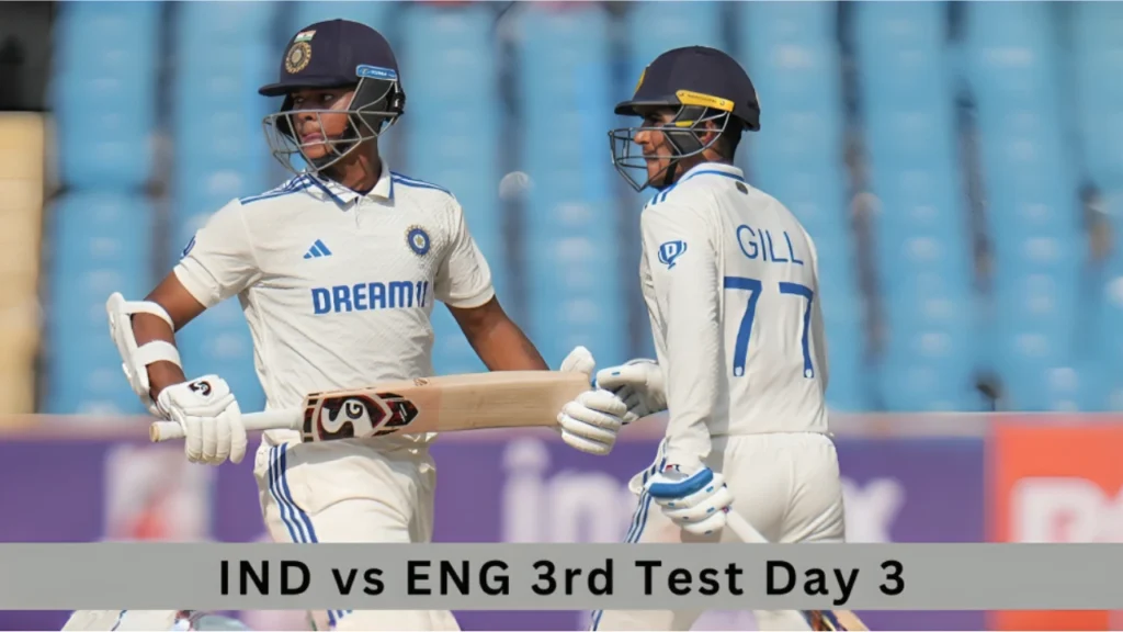 IND vs ENG 3rd Test Day 3