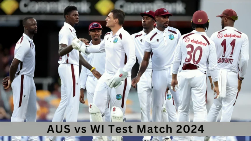 AUS vs WI Test Match 2024