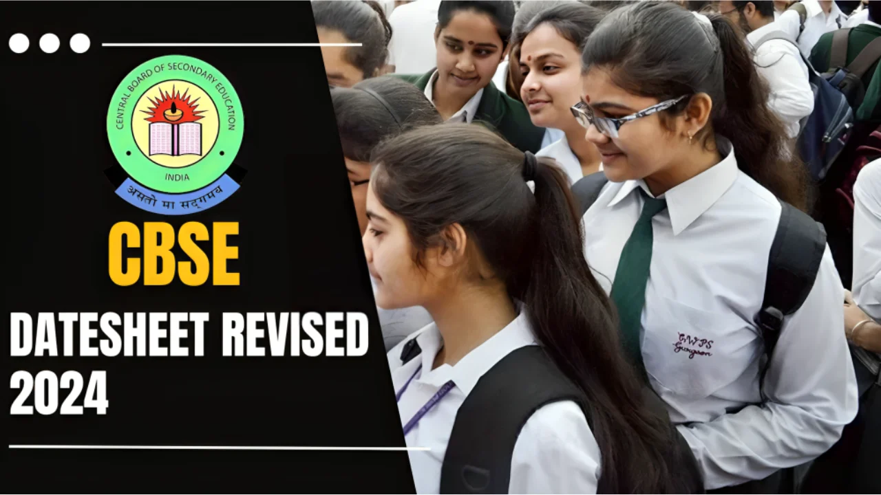 CBSE Datesheet Revised 2024