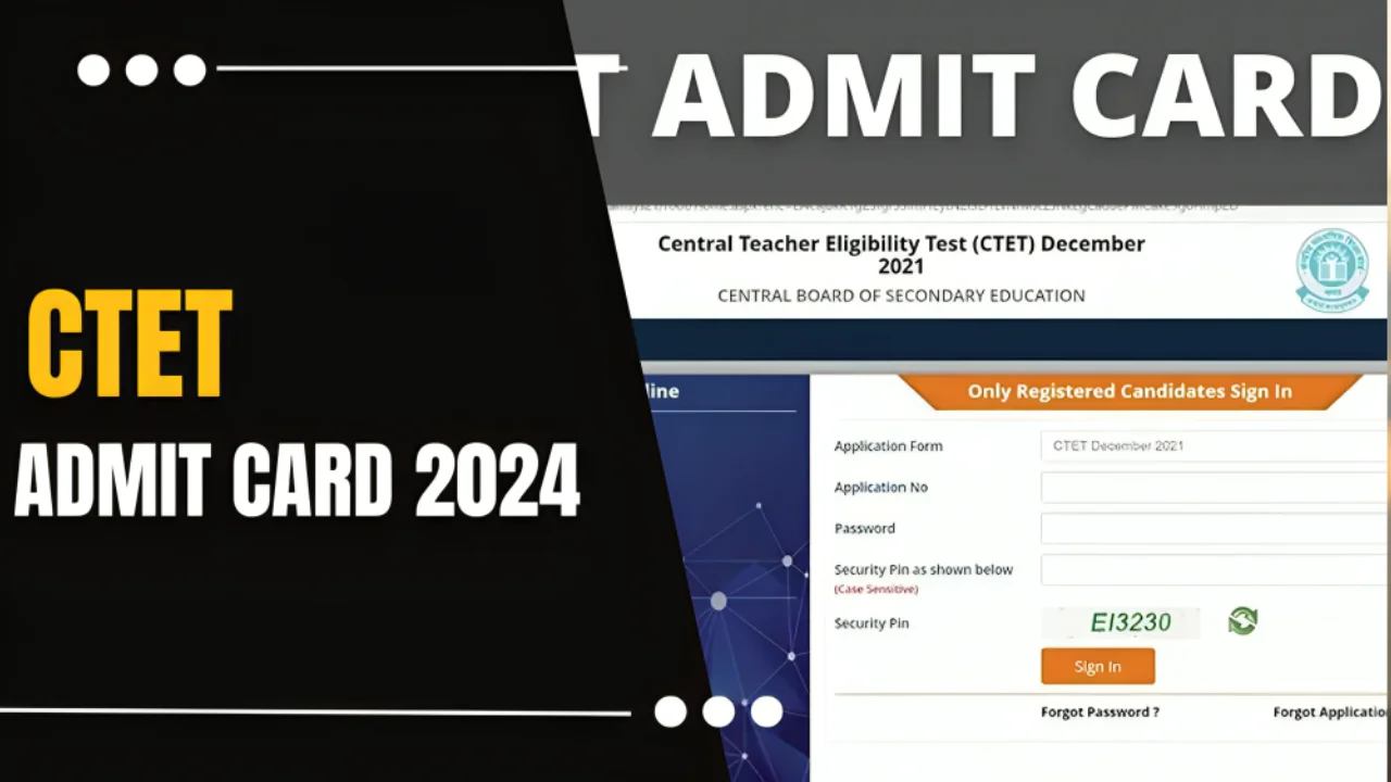 CTET Admit Card 2024