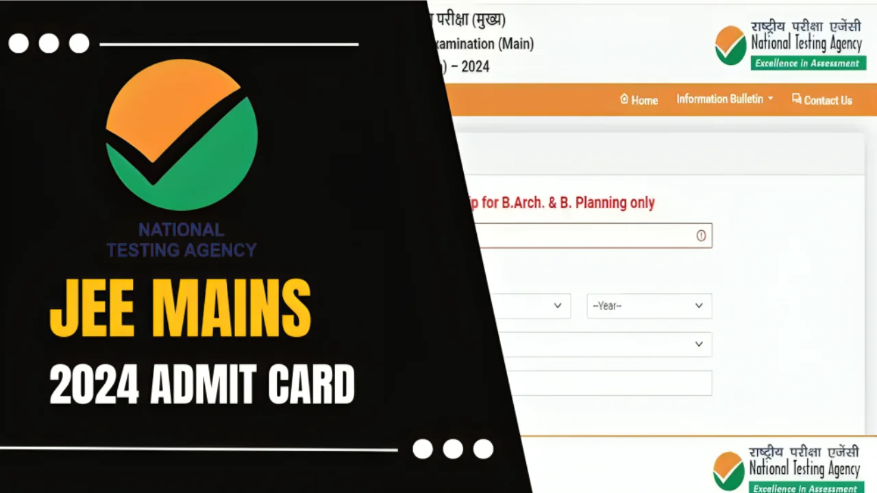 JEE Mains 2024 Admit Card