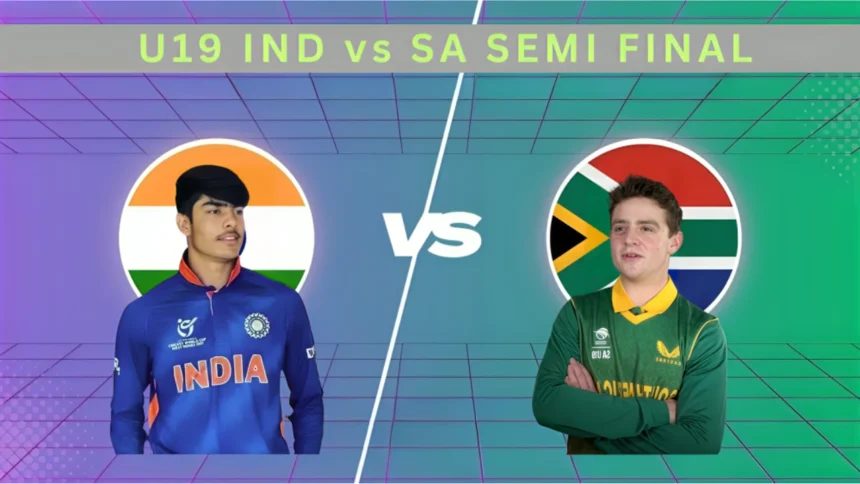 U19 IND vs SA SEMI FINAL