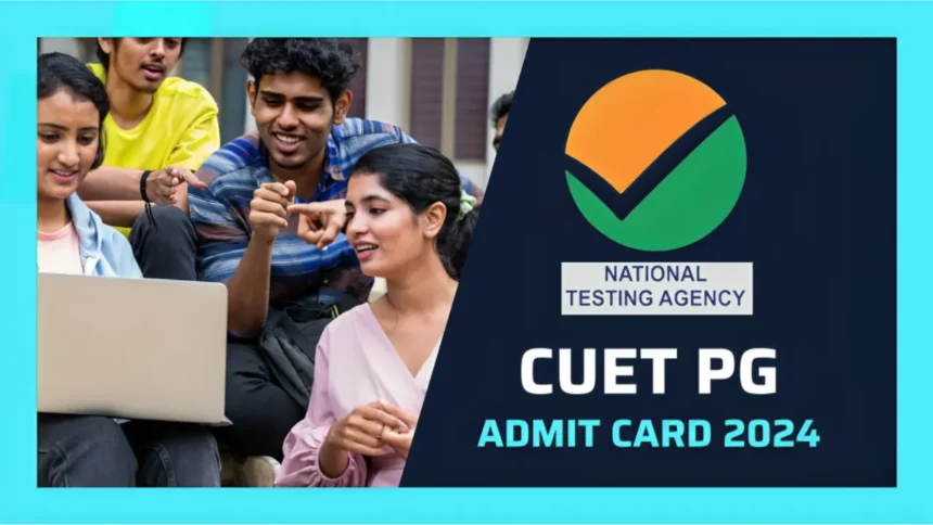 CUET PG Admit card